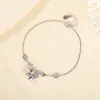 Yuebao Joias Prata Esterlina S925 Banhado a Ouro Pulseira Fofa Fique Rico Agora Luxo Acessível High-End Ano do Cavalo 2026 Joia de Mão