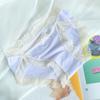 Ropa Interior de Encaje para Niñas Cintura Media Corte Alto Chica Deseo Puro 10A Antibacteriano ~ Entrepierna de Algodón Puro Calzoncillos de Estudiante Sección Delgada