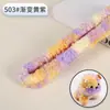 20mm Terciopelo Coral Degradado Palo Retorcido Teñido por Secciones Terciopelo Denso Encriptado Hecho a Mano Paquete de Materiales DIY Material de Cachorro de Peluche