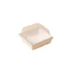 Caixa para Tarte de Ovo com Croissant com Tampa Renda Única Fruta Português 1/2/3/4 Embalagem para Sobremesa Embalagem para Assados