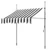 Fabricado de fábrica, instalação sem furos, toldo autoportante. Cobertura retrátil de chuva para áreas externas de vilas e pátios. Proteção contra chuva e sol para varanda