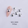 Arte de Unhas Estilo Japonês Novo Joias em Forma de Coração Coração de Pêssego Recortado Estéreo Pêssego Pequeno Mini Adereços de Metal para Arte de Unhas