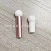 Pincel Corretivo Pequeno em Formato de Pãozinho com Cabeça de Esponja Cogumelo para Cobrir Marcas de Acne, Olheiras e Sulcos Nasogenianos, Amigável para Iniciantes, Pincel de Maquiagem Sem Marcações