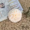 Flor de Cabeza de Cebolla Simulada Flor de Cabeza de Lollipop Bola de Crisantemo Accesorios para el Cabello Accesorios Flor de Seda Flor Artificial Material Hecho a Mano DIY Decoración de Caja de Regalo