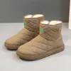 RM883 nuevo 2023 invierno estilo coreano forrados de felpa botas de nieve de caña alta estudiantes femeninas altura de caña alta que aumenta zapatos casuales cálidos de algodón