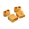 Conector XT60 ignífugo V0 de alta temperatura de baja resistencia para batería de modelo de aeronave, juego macho y hembra XT60