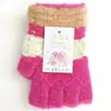 Guantes de Medio Dedo para Mujer Otoño/Invierno 2026, Cálidos de Invierno de Mohair, Guantes de Polar de Medio Dedo para Estudiante, Venta al por Mayor
