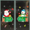 Decorações de Natal Decoração de atmosfera de janela de véspera de Natal Layout de jardim de infância Adesivos eletrostáticos Adesivos de janela de shopping center de hotel