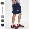 UNDREST Pantalones Cortos de Trabajo Retro para Exteriores con Bolsillo Grande para Niños Moda Suelta Marca Verano Pantalones Pantalones DK25