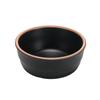 A5 Anillo Negro Flor Estilo Japonés Ajisen Ramen Comercial Plástico Tazón de Sopa Harina Malatang Polvo Picante y Ácido Vajilla de Melamina