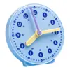 Reloj especial para niños, modelo de 10 cm, mecanismo de tres clavijas, material didáctico para escuela primaria, reloj para niños, modelo de 24 horas