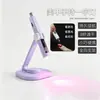 Luz de Mesa Magnética Portátil para Nail Art Transfronteiriça, Mini Lâmpada de Unha Portátil Recarregável Conveniente com Suporte