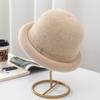 Outono e inverno mulheres coreanas estilo coelho pele chapéu bacia chapéu pescador chapéu Dome chapéu inverno moda lã chapéu chapéu quente engrossado