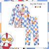 Pijamas de manga larga para niñas, primavera y otoño, 2024