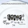 Joyería Transfronteriza de Nuevo Lazo con Incrustaciones de Cobre y Circonita Plata Variedad de Joyería para Uñas Dorado Blanco Estilo de Lujo Accesible Accesorios para Uñas