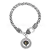 Aliexpress Más Vendido Colgante de Aleación Delta Sigma Theta Sigma Equipo Pulsera Retorcida Bsk