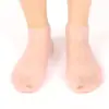 Meias de silicone para prevenir ressecamento e rachaduras, protetores de silicone para os pés, máscara para os pés, protetores de silicone rejuvenescedores da pele, meias hidratantes para o pé inteiro