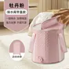 Tina Plegable para Pies de Adulto, Profunda y hasta la Rodilla, Engrosada con Salida de Drenaje, Bolsa Portátil para Remojo de Pies en Casa, Hasta la Rodilla