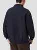 Sudadera Pesada de Felpa de Algodón Europeo Anyang para Hombre 385G Nuevo Estilo Otoño/Invierno 2026 Cálida con Media Cremallera y Cuello Alto Manga Larga