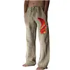 Aliexpress Transfronteiriço Moda de Rua Estampada Masculina Tamanho Grande Casual Calça de Perna Larga Calça de Moletom em Estoque 1 Peça Pode Ser Personalizada