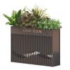 Jardineras Combinadas de Acero Inoxidable para Exterior para Divisiones de Calle Comercial, Estantes de Hierro para Flores para Oficinas de Ventas, Jardineras para Exterior