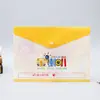 Bolsas de Archivo de Dibujos Animados Personalizadas para Estudiantes al por Mayor Bolsas Transparentes de Plástico PP para Documentos A4 Carpeta de Archivos A5 con Impresión a Color