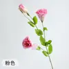 Flores de Lisianthus Artificiales de Alta Gama con Tacto Realista y Efecto Hidratante, Ramos de Flores Falsas para Decoración, Decoración de Sala de Estar y Mesa de Comedor, Arte Floral Artificial, Lisianthus