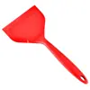 Espátula de Silicone Color Sólida para Tamagoyaki, Espátula de Fritura para Teppanyaki, Espátula Larga de Silicone Color Sólido Resistente a Altas Temperaturas