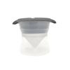 Molde de Silicone Redondo para Bola de Gelo Diamante para Uísque Cubo de Gelo Congelado Bola Artefato para Fazer Gelo Doméstico Molde Fabricante de Bola de Gelo