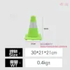 Conos de Tráfico Rojos de Plástico PVC, Barreras de Carretera Coloridas, Conos Anticolisión Pequeños en Forma de Cono de Helado, Conos Reflectantes para Talleres Libres de Polvo