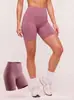 Shorts esportivos de yoga personalizados para mulheres, cintura alta, levanta bumbum, aperta a barriga, shorts de yoga para corrida, ciclismo e fitness