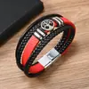 Pulseras de Hombre Tejidas a Mano Multicapa Versátiles Moda de Estilo Retro Nuevo Transfronterizo Europeo y Americano Árbol de la Vida Varios Listas para Usar