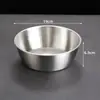 Tazón Coreano de Acero Inoxidable 304 para Vino de Arroz, Tazón para Arroz, Tazón para Vino de Arroz con Asa, Tazón Especial para Vino Caliente y Frío para Restaurantes, Tazón para Cocinar