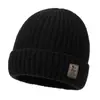 Boné de melão masculino inverno ciclismo tricô feminino quente à prova de frio chapéu de lã ao ar livre chapéu para carecas chapéu liso de proprietário