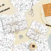 Wx096 Línea Oso Polar Papel Nieve 17g Caramelo de Regalo Papel de Envoltura a Prueba de Humedad Oso Polar de Dibujos Animados Papel Decorativo