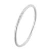 Pulseira de Prata de Lei 9999 Prata Pura Genuína com Padrão de Grama Encaracolada Método Antigo Sólida Nicho Prata Lisa Pulseira Presente para Namorada