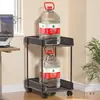Soporte Móvil para Chasis de Torre de Computadora Estante de Colocación de Chasis Base Pequeña de Escritorio con Ruedas para Estante de Almacenamiento de Computadora