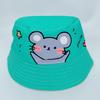 Sombrero de Pescador Nuevo de Dibujos Animados Transfronterizo para Niños y Niñas, Diseño Lindo de Ratón, Sombrero Cubo Pequeño para Niños, Sombrero de Protección Solar