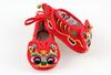Zapatos Bordados con Cabeza de Tigre para Bebé de Un Año Famosos Étnicos Retro para el Día de los Cien Días del Bebé Zapatos de Tela Bordados con Suela Suave