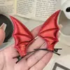 Acessório de Cabeça de Halloween Deviruchi Asas Grampo de Cabelo Par Pequeno Presilha Franja Fofo cos Fantasia Decorativo Lolita Acessórios de Cabelo