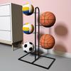 [Fabricante de origen] Estante de almacenamiento de baloncesto de hierro de 3 capas 4 capas Estante de almacenamiento de baloncesto