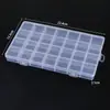 Caja de Almacenamiento Transparente de Plástico Fijo para Ranuras de Tarjetas Caja de Embalaje para Joyería Accesorios de Joyería DIY Caja para Cuentas Caja de Embalaje para Cuentas de Arroz