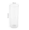 Vaso personalizado em estilo wabi-sabi, vaso de imitação de vidro, vaso transparente para arranjos florais hidropônicos, vaso transparente criativo com toque de luxo