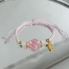 Pulsera con colgante Fu de piedra solar de imitación de piedra solar, cristal de arena policristalina, nicho de alta calidad, diseño original y exquisito para mujer