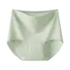 Pantaletas de algodón puro jacquard de cintura alta para tallas grandes, ajustadas a la cadera, longitud extendida, sin costuras, cómodas, con entrepierna antibacteriana para mujer