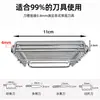 Estante de cuchillos de cocina montado en la pared con ganchos para colgar utensilios de cocina (se expande para funcionar como escurreplatos, no apto para uso independiente)