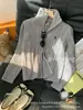 Suéter Pulóver Grueso Oversize de Punto Trenzado con Bordado de Media Cremallera de Cuello Alto Estilo Coreano Otoño e Invierno Casual Versátil para Mujer Venta al por Mayor