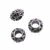 13X7Mm 2.5g Prata Antiga Joias Acessórios Materiais Atacado Contas com Furo Grande e Pequeno Contas com Furo Grande