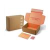 Caja de Avión con Cremallera de Color al por Mayor Caja de Embalaje Rectangular de Tres Capas Extra Dura Caja de Embalaje Express para Router Caja de Papel