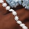 Ventas Directas de Fábrica Doble Línea Semicircular Forma de Flor Conectados Perla de Imitación diy Alambre Diamante Venta al por Mayor Manualidades Accesorios Decorativos para Ropa